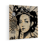 Lotus Print on Acrylic Glass by Loui Jover (24"H x 24"W x 0.25"D)