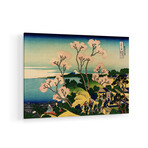 Goten-yama-hill, Shinagawa on the Tokaido (Tokaido Shinagawa Goten'yama no Fuji) Print on Acrylic Glass by Katsushika Hokusai (24"H x 16"W x 0.25"D)