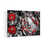 9 Kois Print on Acrylic Glass by Marine Loup (24"H x 16"W x 0.25"D)