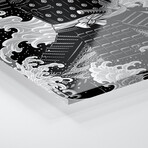 Yakuza Tattoo Samurai Print on Acrylic Glass by Alberto Perez (16"H x 24"W x 0.25"D)