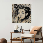 Lotus Print on Acrylic Glass by Loui Jover (24"H x 24"W x 0.25"D)