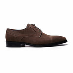 Havens Suede Cap-Toe Derby // Saloon Brown (US: 7.5)