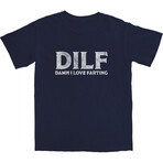 DILF T-Shirt // Navy (S)