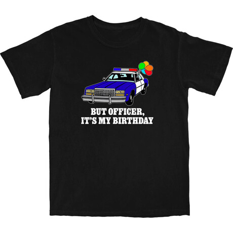 It's My Birthday T-Shirt // Black (S)