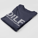 DILF T-Shirt // Navy (S)