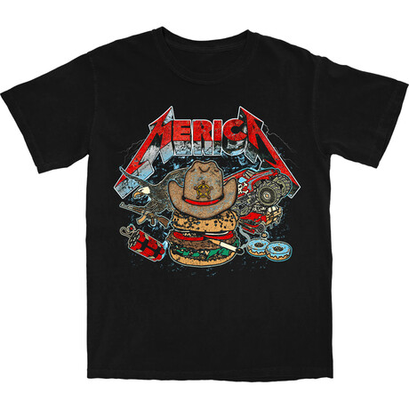 Merica Metal 2025 T-Shirt // Black (S)