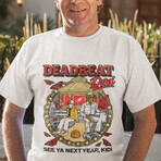 Deadbeat Dad See Ya T-Shirt // Natural (S)