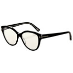 Tom Ford // Women's // FT5954-B-003-54 Black + Blue Light Filter