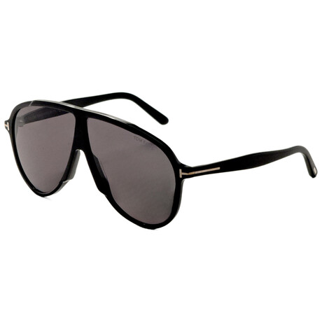 Tom Ford // Men's // FT1211-01N-65 Shiny Black + Green
