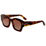 Tom Ford // Women's // FT1083-53F-52 Blonde Havana + Brown Gradient