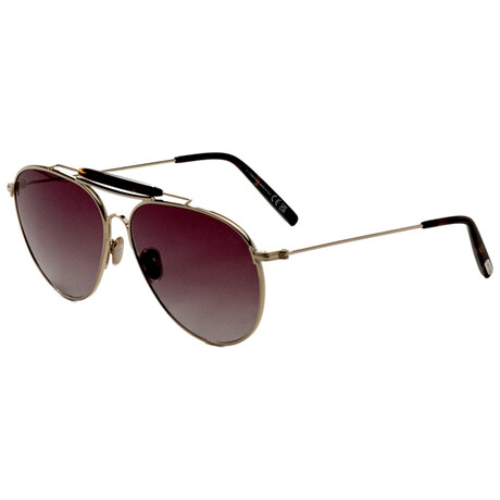 Tom Ford // Men's // FT0995-32F-59 Gold + Brown