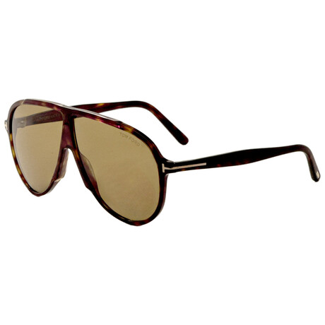 Tom Ford // Men's // FT1211-52N-65 Dark Havana + Green