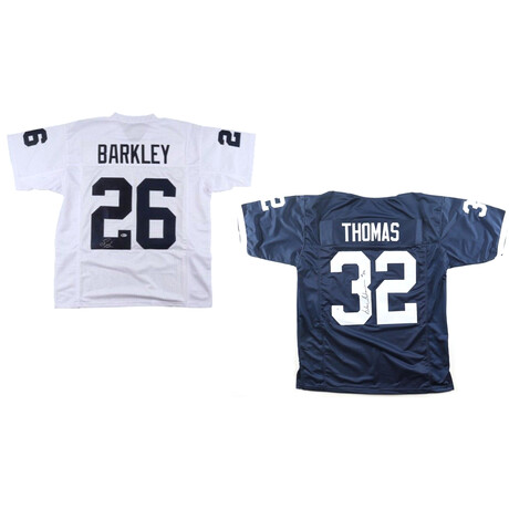 Penn State Nittany Lions // Saquon Barkley & Blair Thomas // Signed Jerseys