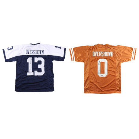 DeMarvion Overshown // Texas Longhorns + Dallas Cowboys // Signed Jerseys