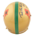 Miami Hurricanes // Warren Sapp Signed Jersey + Ted Hendricks Signed Helmet