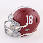 Alabama Crimson Tide // Jeudy & Ridley Signed Jersey + Newsome Signed Helmet