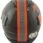 Willis McGahee// Miami Hurricanes // Signed Jersey + Signed Helmet