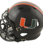 Willis McGahee// Miami Hurricanes // Signed Jersey + Signed Helmet