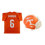 Alvin Kamara // Tennessee Vols // Signed Jersey + Signed Helmet