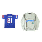 Florida Gators // Fred Taylor // Signed Jersey + Team-Issued Pullover