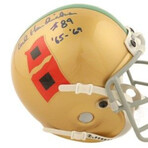 Miami Hurricanes // Warren Sapp Signed Jersey + Ted Hendricks Signed Helmet