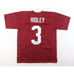 Alabama Crimson Tide // Jeudy & Ridley Signed Jersey + Newsome Signed Helmet