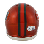 Miami Hurricanes // Andre Johnson Signed Helmet + Jeremy Shockey Signed Jersey