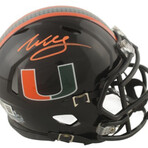 Willis McGahee// Miami Hurricanes // Signed Jersey + Signed Helmet