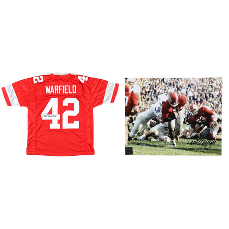 Paul Warfield // Ohio State Buckeyes // Signed Jersey + Signed Photo