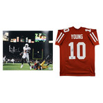 Vince Young // Texas Longhorns // Signed Jersey + Signed Photo