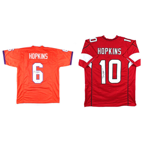 DeAndre Hopkins // Arizona Cardinals & Clemson Tigers // Signed Jerseys