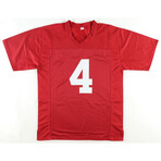 Alabama Crimson Tide // Jeudy & Ridley Signed Jersey + Newsome Signed Helmet