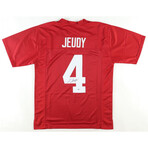 Alabama Crimson Tide // Jeudy & Ridley Signed Jersey + Newsome Signed Helmet