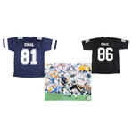 Raghib "Rocket" Ismail // Cowboys & Raiders Signed Jerseys + Signed Notre Dame Photo