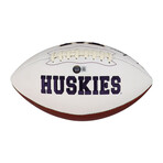 Warren Moo n// Signed Houston Oilers Jersey + Signed Washington Huskies Football