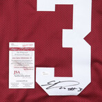Alabama Crimson Tide // Jeudy & Ridley Signed Jersey + Newsome Signed Helmet