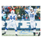 Dallas Clark // Signed Indianapolis Colts Photo + Signed Iowa Hawkeyes Jersey