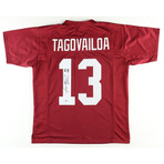 Alabama Crimson Tide // Tua Tagovailoa & Richard Todd // Signed Jersey