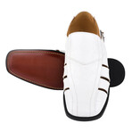 Bidwill // Leather Fisherman Sandals // White (US: 7)