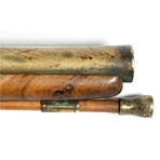 British Bronze-Barreled Flintlock Conversion Pistol // Early 1800's