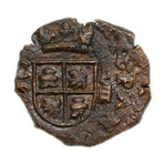 Spanish Copper "Pirate" Coin // Circa 1605-1665