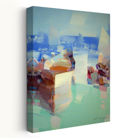 Rowboat by Vahe Yeremyan (24"H x 1.5"W x 16"D)