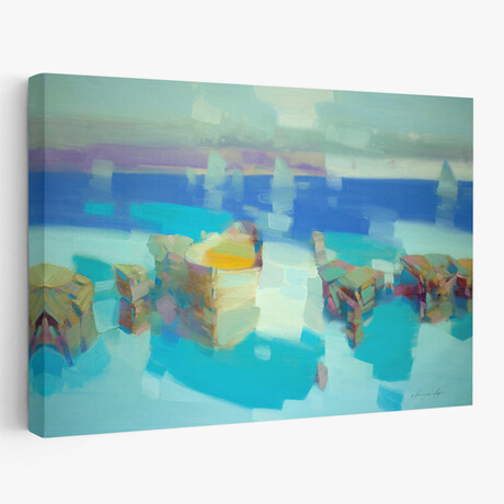 Boat by Vahe Yeremyan (24"H x 1.5"W x 16"D)