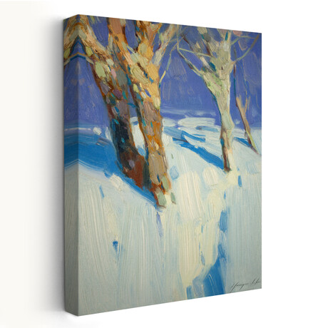 Winter Trees by Vahe Yeremyan (24"H x 1.5"W x 16"D)