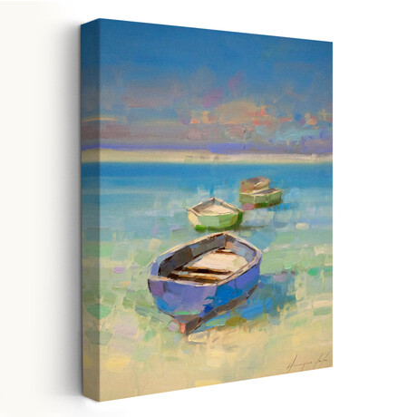 Caribbean Beach by Vahe Yeremyan (24"H x 1.5"W x 16"D)