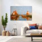 Gateway Harbor Park by Vahe Yeremyan (24"H x 1.5"W x 16"D)