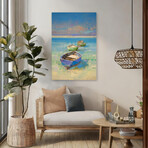 Caribbean Beach by Vahe Yeremyan (24"H x 1.5"W x 16"D)
