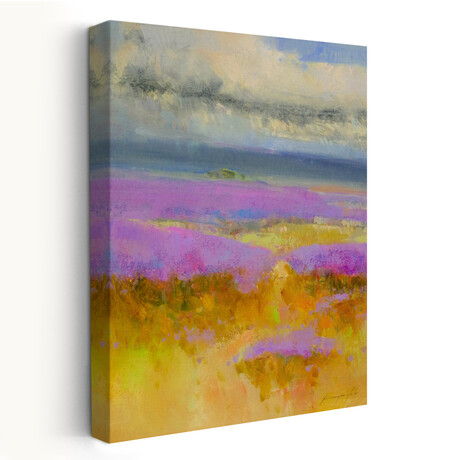 Field of Lavenders 1 by Vahe Yeremyan (24"H x 1.5"W x 16"D)