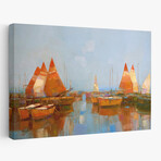 Gateway Harbor Park by Vahe Yeremyan (24"H x 1.5"W x 16"D)