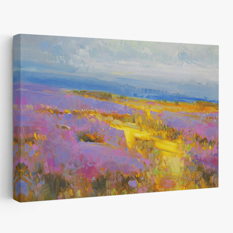 Field of Lavenders 2 by Vahe Yeremyan (24"H x 1.5"W x 16"D)